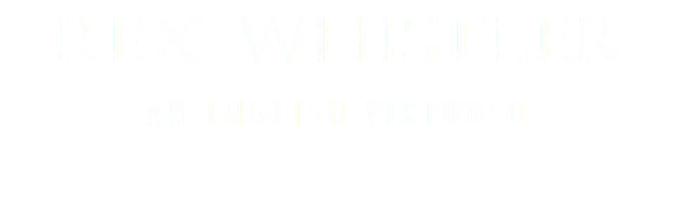 REX WHISTLER
AN ENGLISH VIRTUOSO